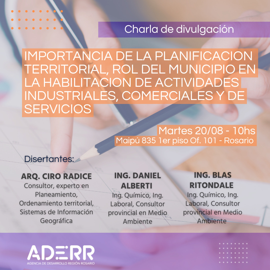 CHARLA DIVULGACIÓN: IMPORTANCIA DE LA PLANIFICACIÓN TERRITORIAL Y ROL DE MUNICIPIO