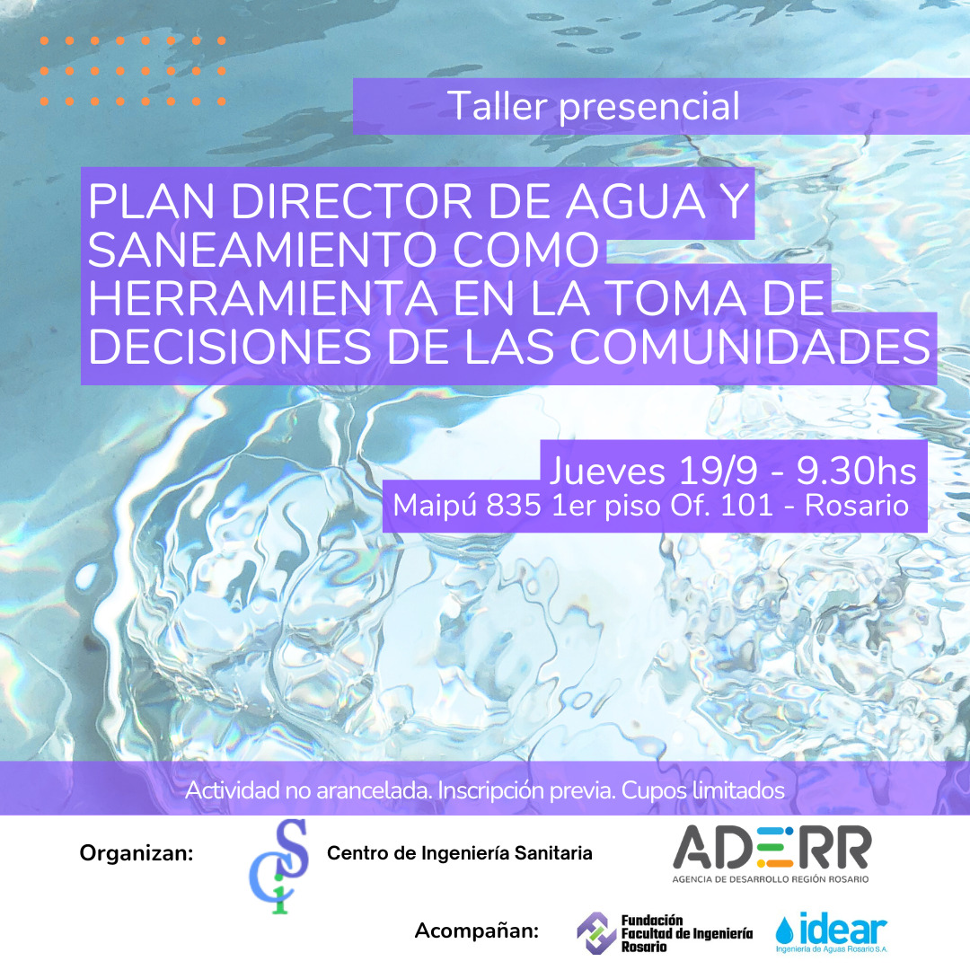 Taller Presencial: “Plan Director de Agua y Saneamiento como Herramienta en la Toma de Decisiones de las Comunidades”